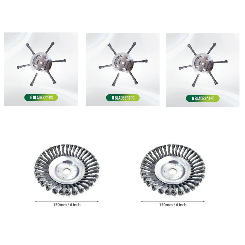 🔥Buy More Save More String🌿Trimmer Replacement Head,Steel Wire Grass Cutting Head