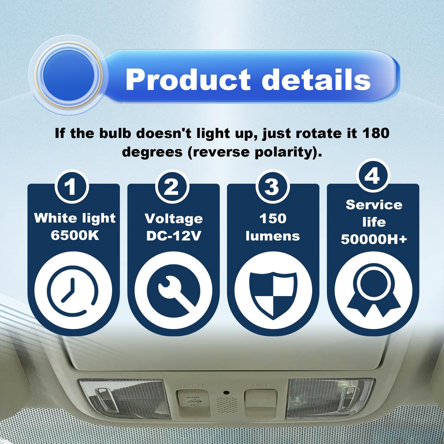42 Pieces Interior Car Lights Kit
