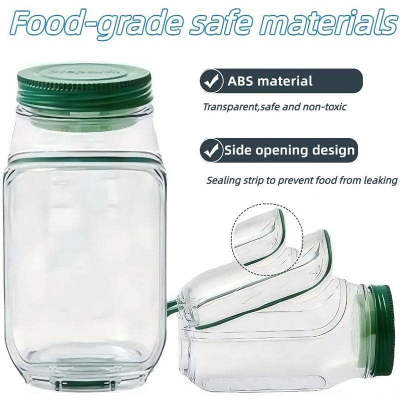 Fresh Pod - Mason Style Salad Container - Daily Commute - Lunch Jar - BPA Free Leakproof