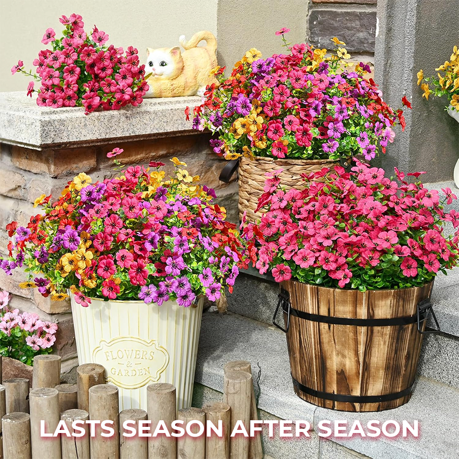 🎉 Last Day Sale 50% OFF🎉Realistic UV-Resistant Outdoor Flowers – Zero Maintenance