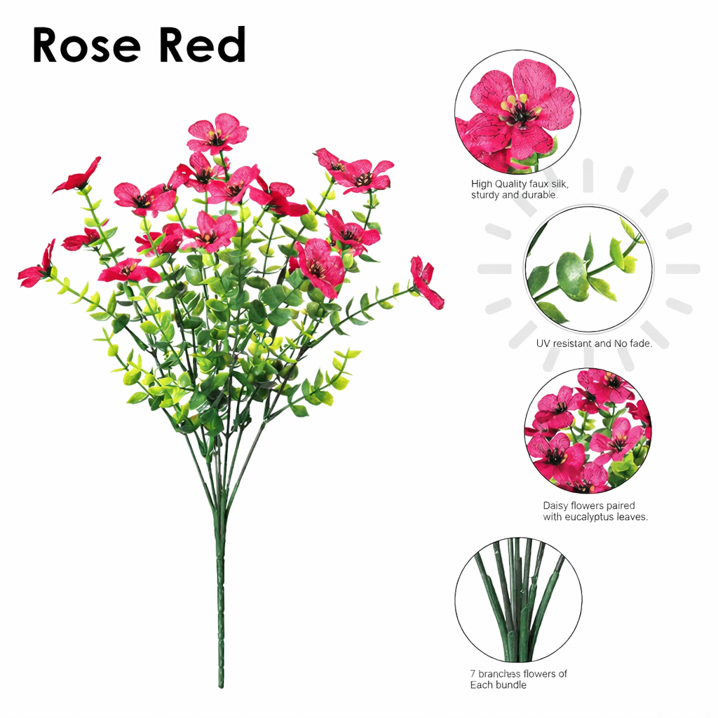 🎉 Last Day Sale 50% OFF🎉Realistic UV-Resistant Outdoor Flowers – Zero Maintenance