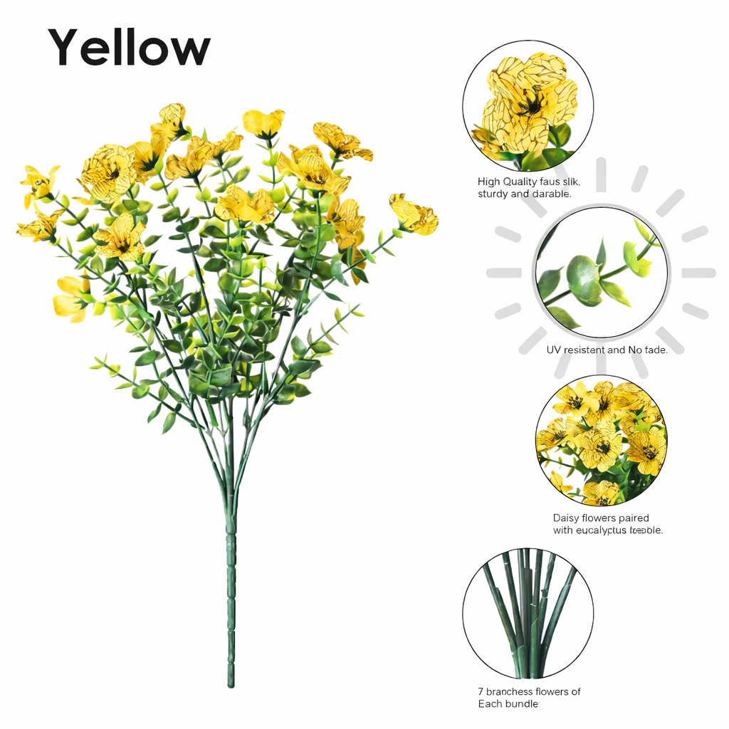 🎉 Last Day Sale 50% OFF🎉Realistic UV-Resistant Outdoor Flowers – Zero Maintenance