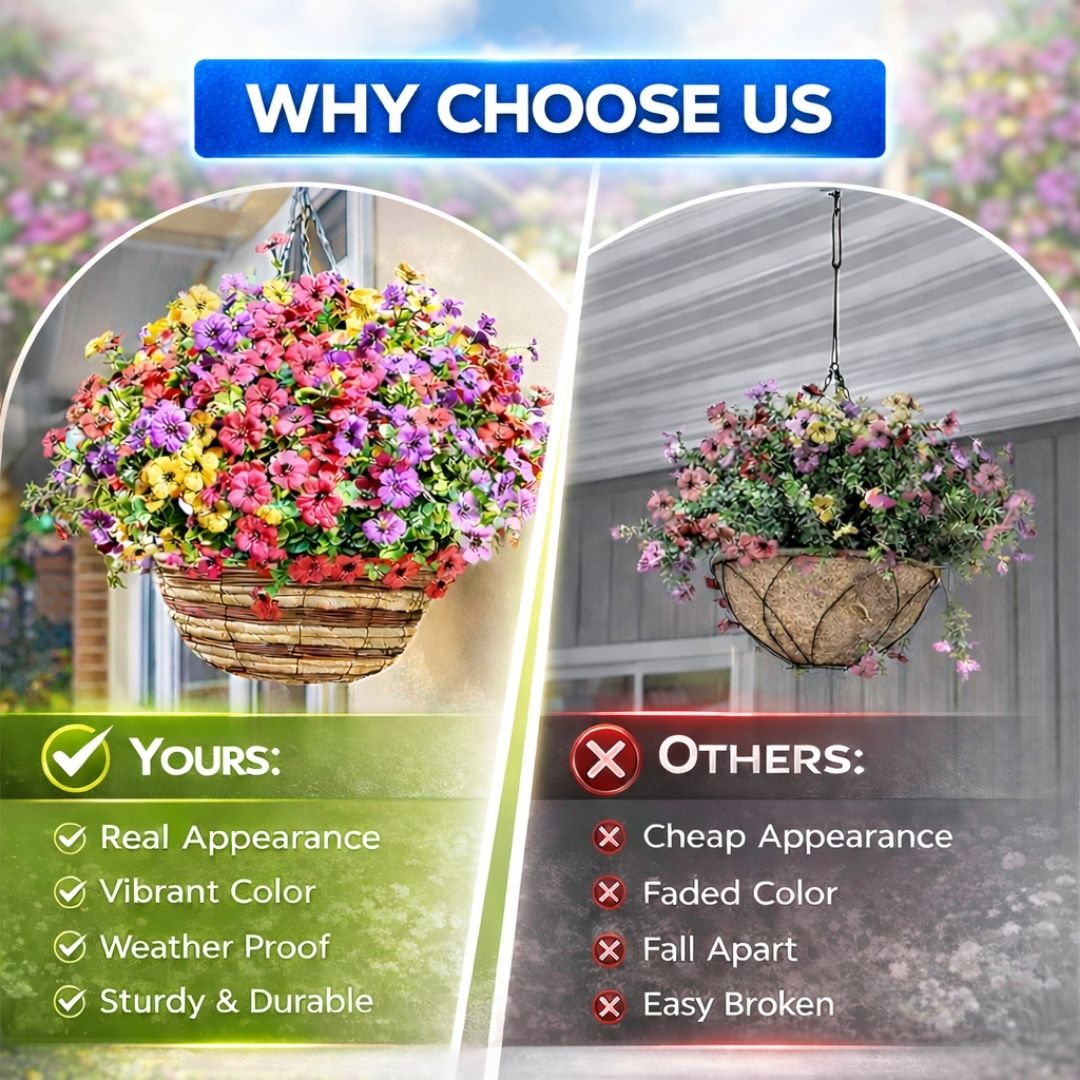 Floravia – 🎉 Last Day Sale 50% OFF🎉Realistic UV-Resistant Outdoor Flowers – Zero Maintenance