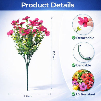Floravia – 🎉 Last Day Sale 50% OFF🎉Realistic UV-Resistant Outdoor Flowers – Zero Maintenance