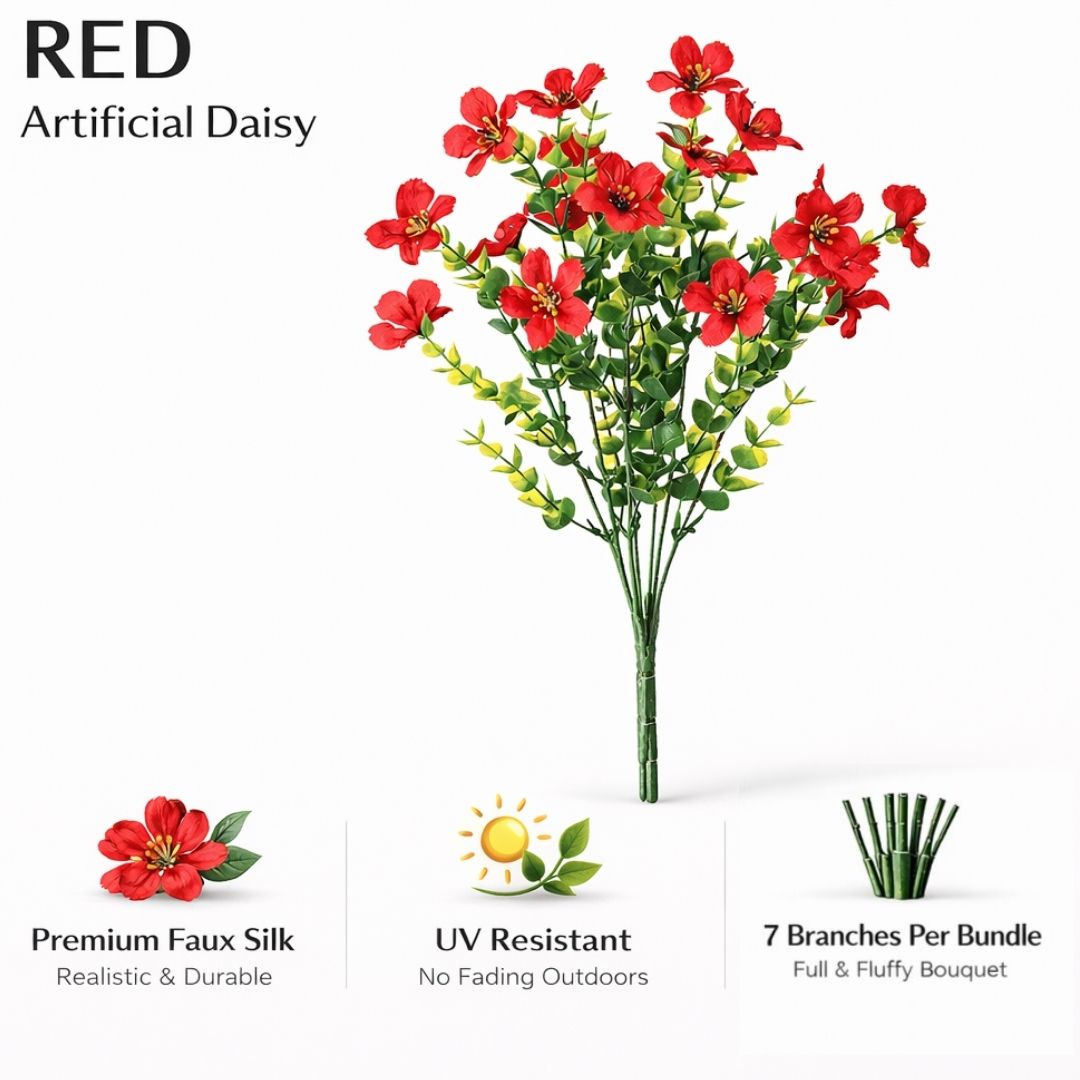 Floravia – 🎉 Last Day Sale 50% OFF🎉Realistic UV-Resistant Outdoor Flowers – Zero Maintenance