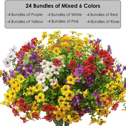 🎉 Last Day Sale 50% OFF🎉Realistic UV-Resistant Outdoor Flowers – Zero Maintenance