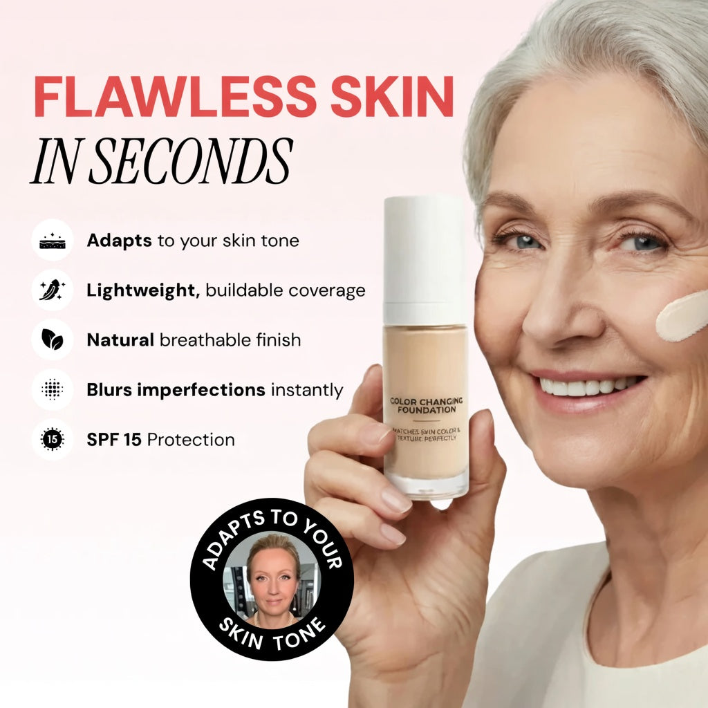 Color Changing Foundation - Mature & Sensitive Skin – pH Color Matching Foundation