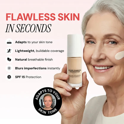 Color Changing Foundation - Mature & Sensitive Skin – pH Color Matching Foundation