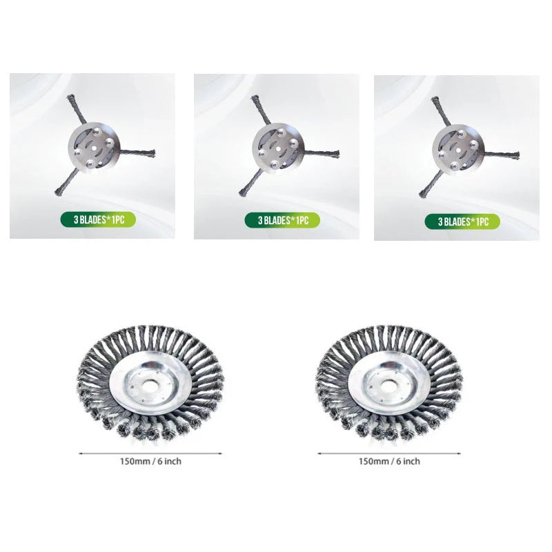 🔥Buy More Save More String🌿Trimmer Replacement Head,Steel Wire Grass Cutting Head
