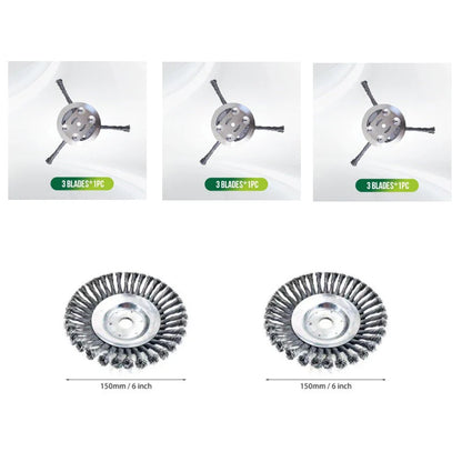 🔥Buy More Save More String🌿Trimmer Replacement Head,Steel Wire Grass Cutting Head