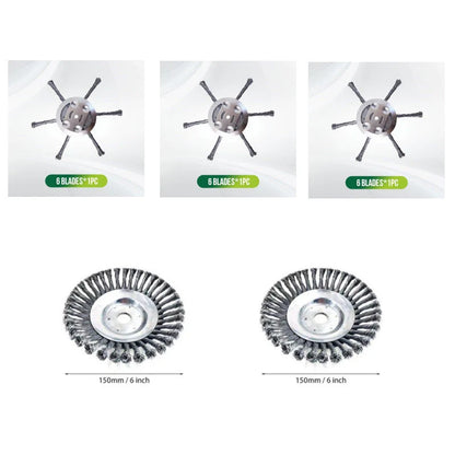 🔥Buy More Save More String🌿Trimmer Replacement Head,Steel Wire Grass Cutting Head