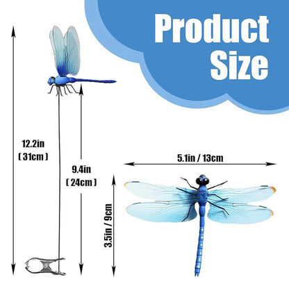 3D Dragonfly Fly Repellent Clips – Keep Horse Flies & Bugs Away Naturally | Garden & Outdoor Decor