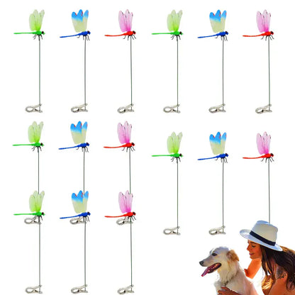 3D Dragonfly Fly Repellent Clips – Keep Horse Flies & Bugs Away Naturally | Garden & Outdoor Decor