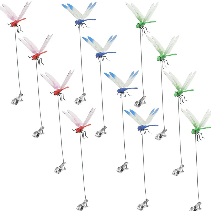 3D Dragonfly Fly Repellent Clips – Keep Horse Flies & Bugs Away Naturally | Garden & Outdoor Decor