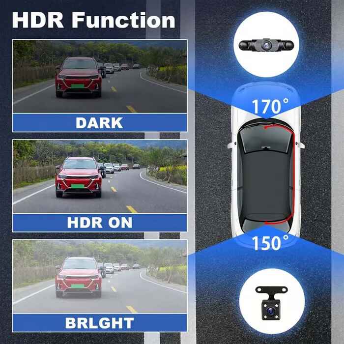 ⚡Flash Sale 70% OFF🔥 Full View Car Dashcam System