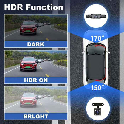 ⚡Flash Sale 70% OFF🔥 Full View Car Dashcam System