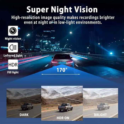 ⚡Flash Sale 70% OFF🔥 Full View Car Dashcam System