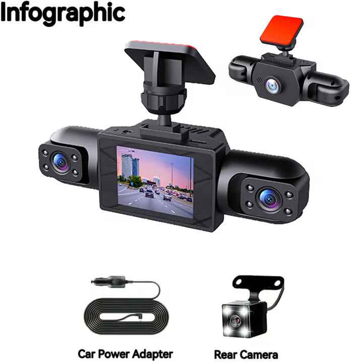 ⚡Flash Sale 70% OFF🔥 Full View Car Dashcam System