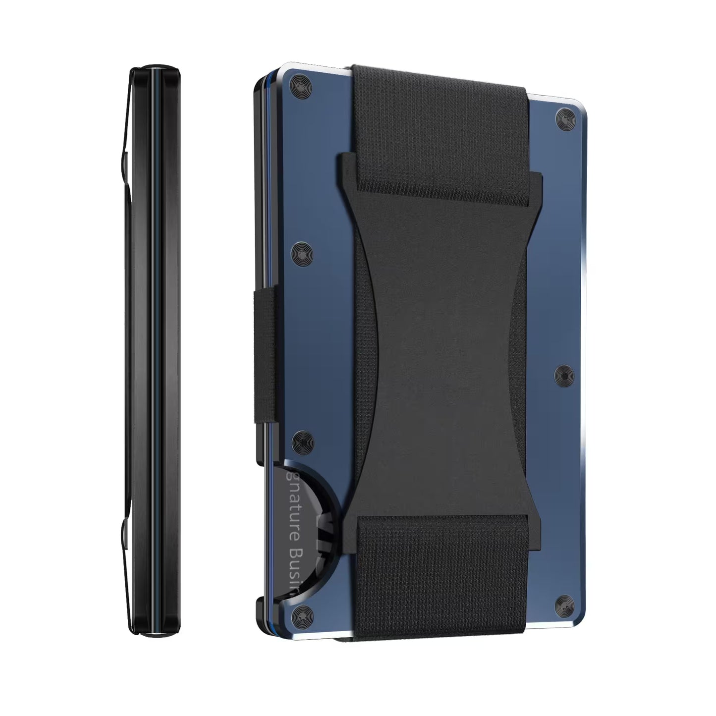 Slim RFID Blocking Metal Wallet | Minimalist Front Pocket Card Holder