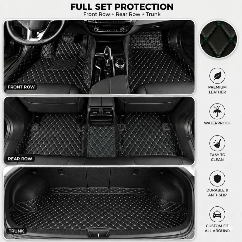 Elvie 2026 Waterproof Non-slip Universal Fit Customized Floor Mats for Cars, SUVs, and Trucks