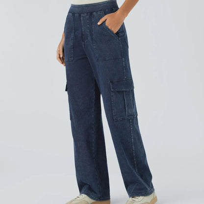 Lanyro™ Stretch Denim Cargo Pants