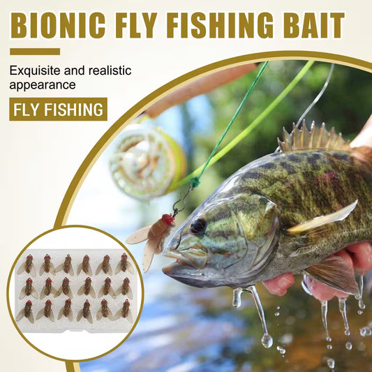 🔥Simulated Flies Fishing Attractor Bait Hook