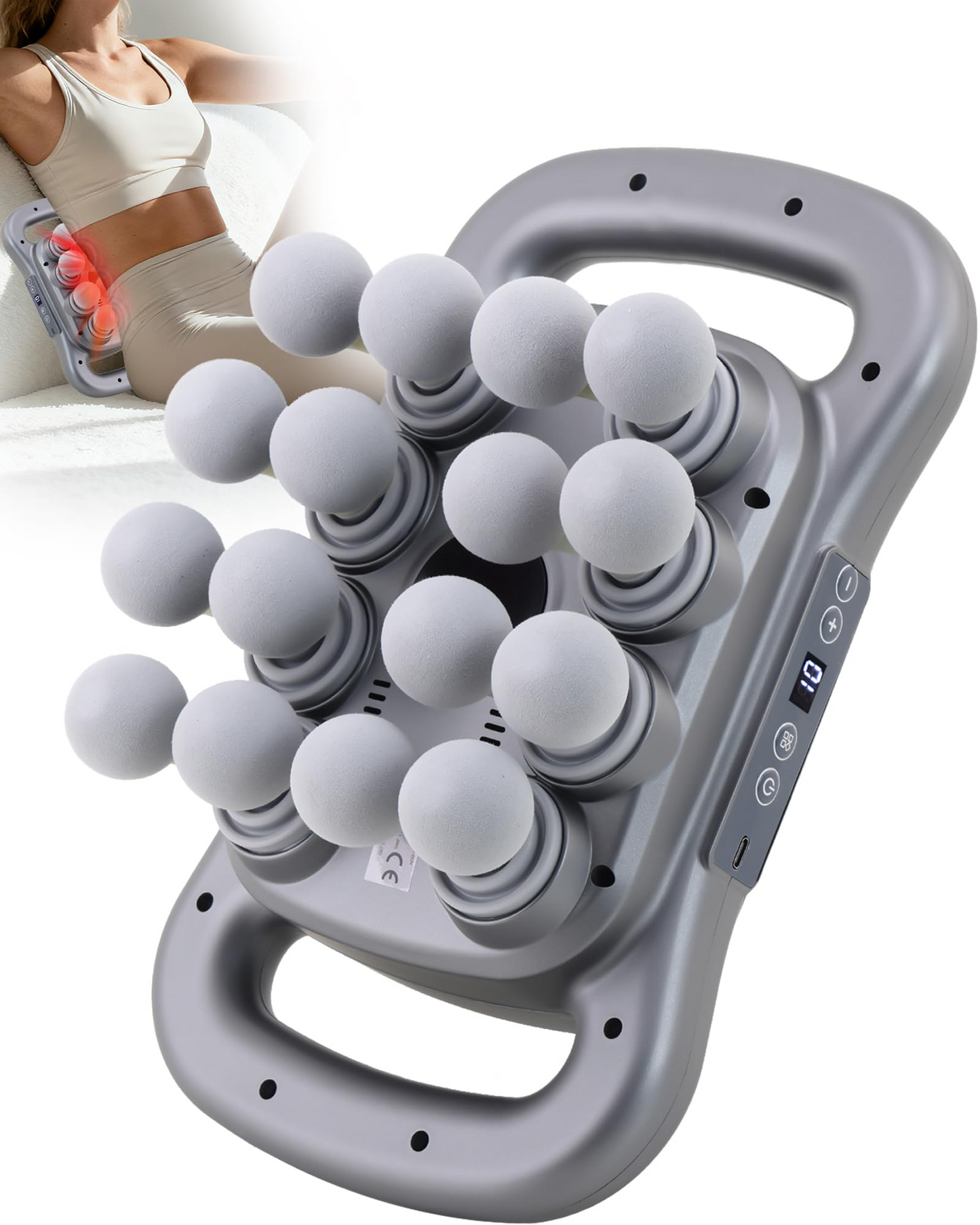 ⚡Flash Sale 70% OFF🔥 16-Head Massage Gun, Deep Tissue Percussion Massager