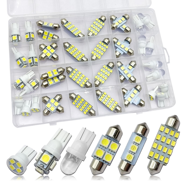 42 Pieces Interior Car Lights Kit