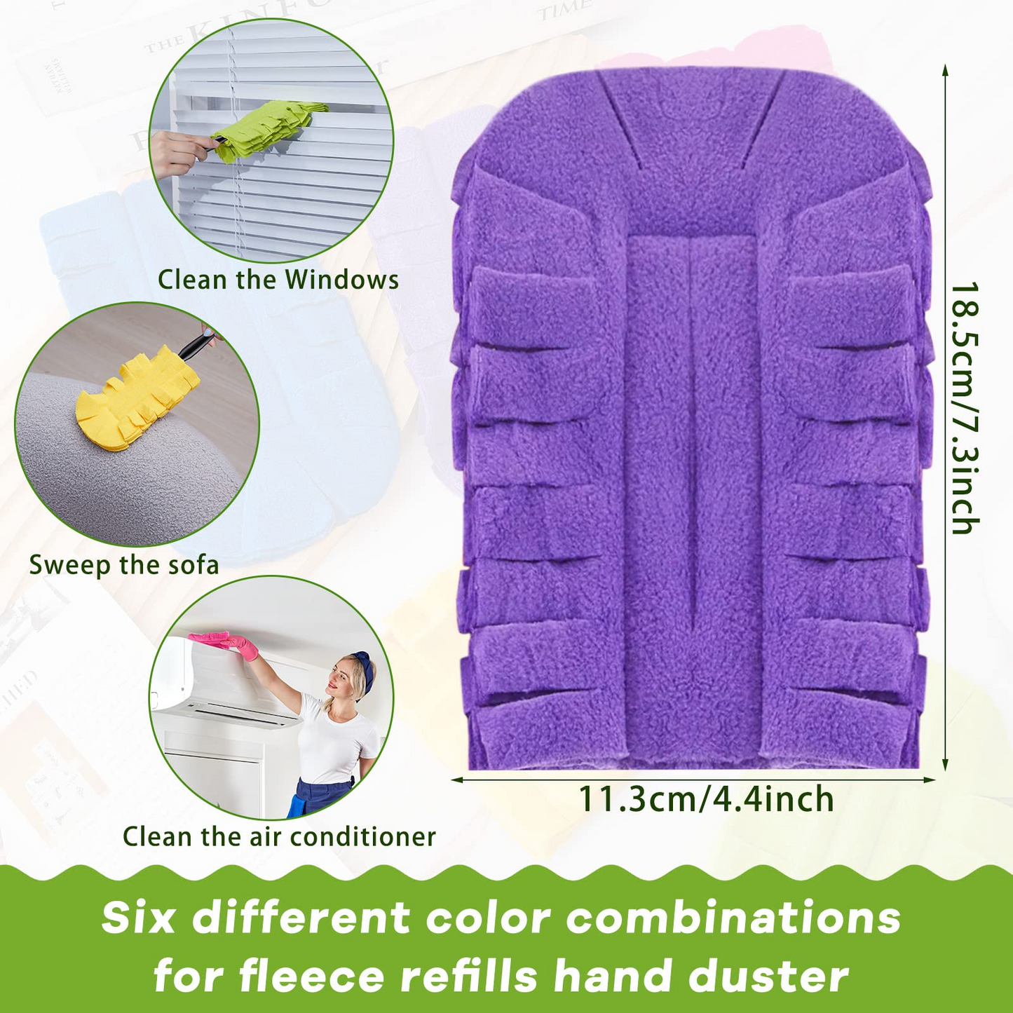 Reusable Chenille Microfiber Dust Duster