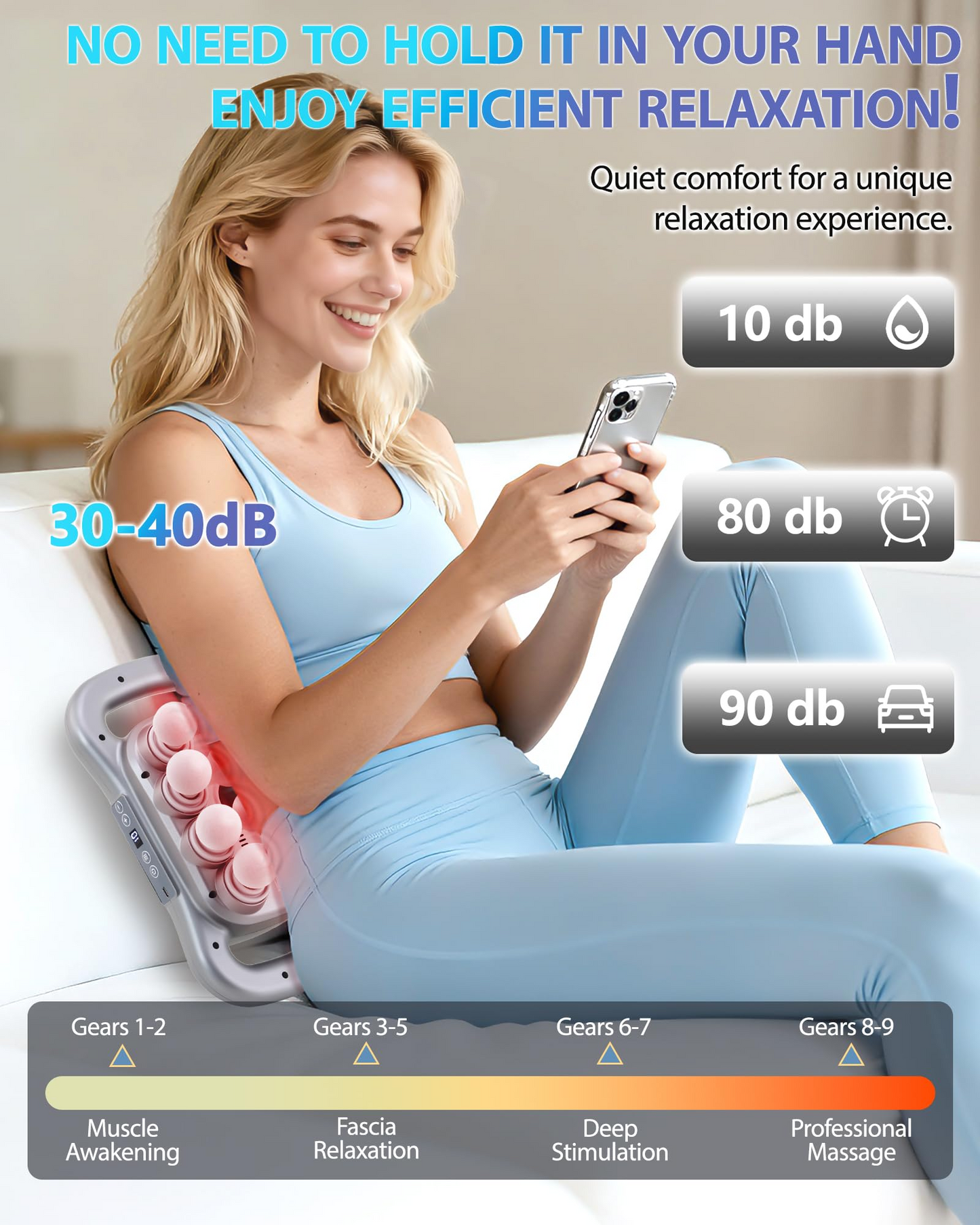 ⚡Flash Sale 70% OFF🔥 16-Head Massage Gun, Deep Tissue Percussion Massager