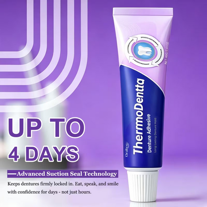 ThermoDenta - Extra Strong and Durable Denture-Adhesive, Long Lasting Effect