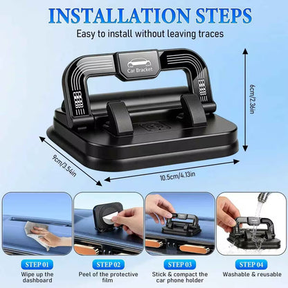 【🔥 59% OFF - Last 48h】 Foldable Silicone Parking Plate Phone Holder