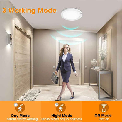 ✨ Rechargeable Motion Sensor Ceiling Light – Auto-On/Off, Magnetic Mount & Waterproof for Closet, Stairs, Garage & Balcony 🔦🏡