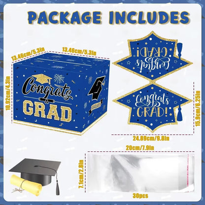 Class of 2026 Graduation Money Box for Cash Gift Pull