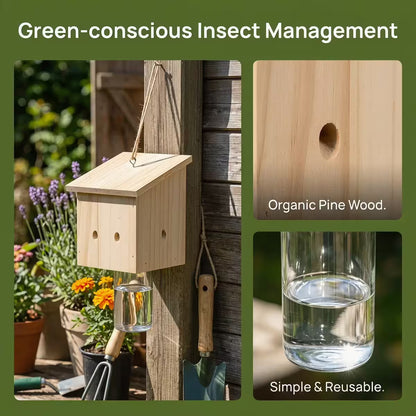 Ultimate Pro Carpenter Bee Trap – 2-in-1 Protection