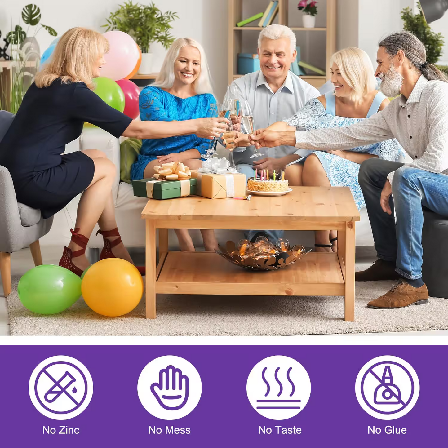 ThermoDenta - Extra Strong and Durable Denture-Adhesive, Long Lasting Effect