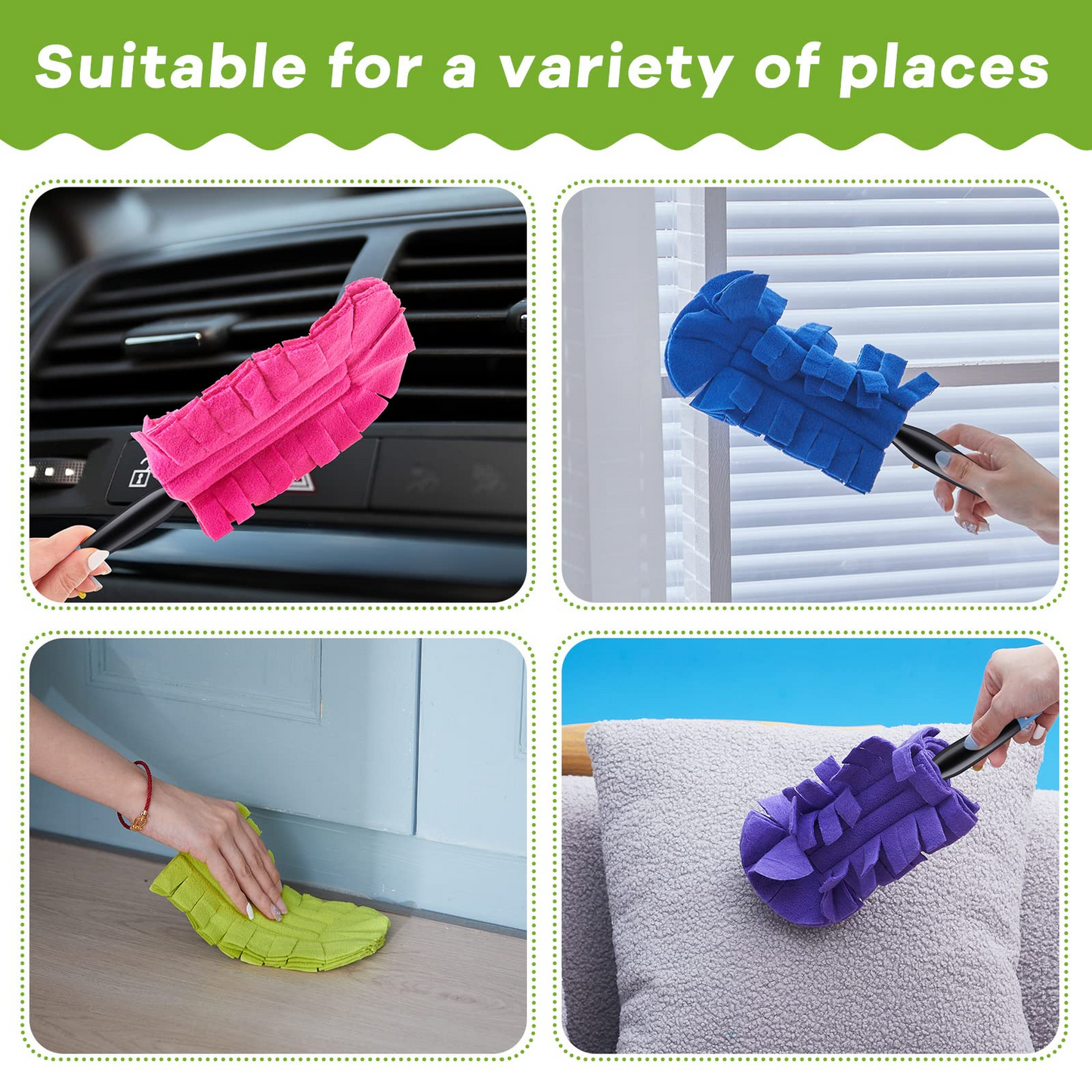 Reusable Chenille Microfiber Dust Duster