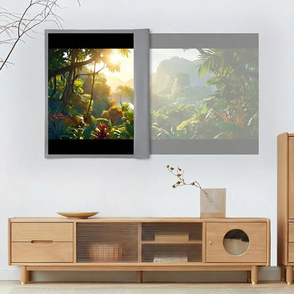 LAST DAY 50% OFF 🔥 Black Border ALR Screen - Home Theater - Foldable Projector Screen - Daytime Viewing Upgrade 🎥