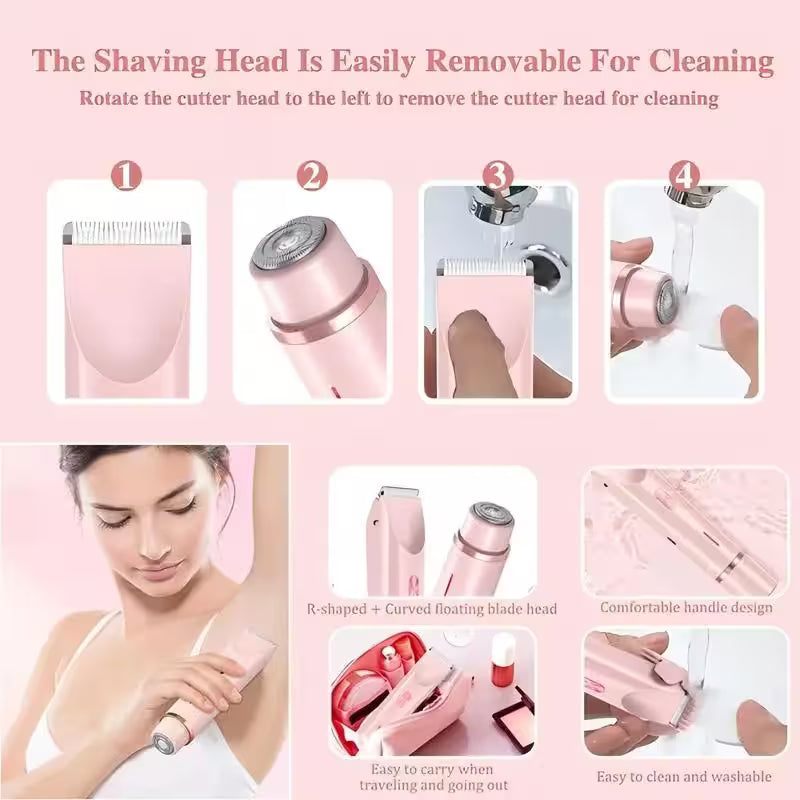Electric Shaver and Razor Rechargeable 2-in-1 Body