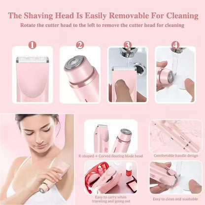 Electric Shaver and Razor Rechargeable 2-in-1 Body