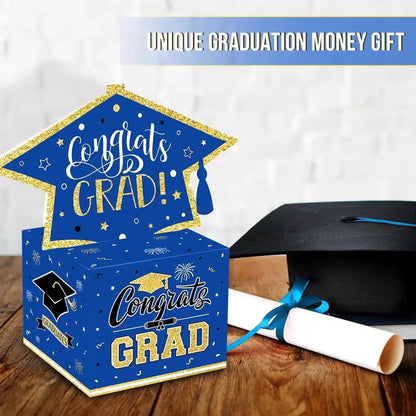 Class of 2026 Graduation Money Box for Cash Gift Pull