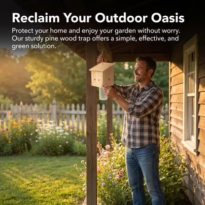 Ultimate Pro Carpenter Bee Trap – 2-in-1 Protection