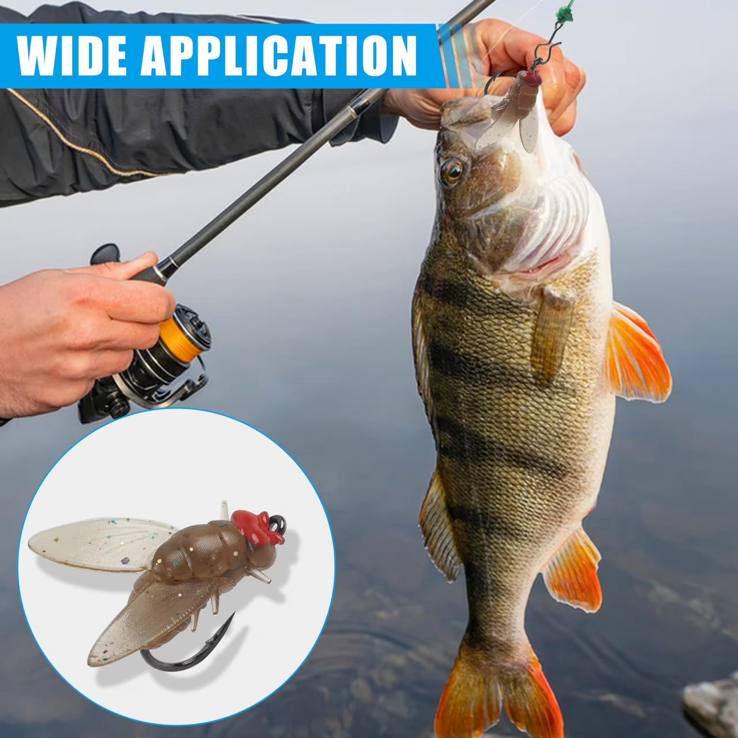 🔥Simulated Flies Fishing Attractor Bait Hook