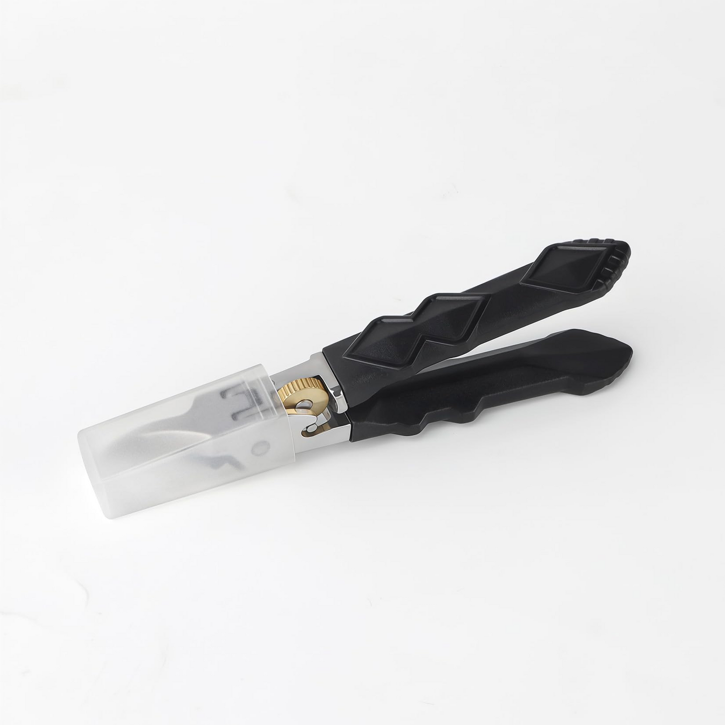 2026 New Upgrade Black Anti-Slip Grip Gear Lock Nail Clipper Set with Ultra-Sharp Tips for Precise Access to Nail Grooves, Angled Nail Clippers for Thick Nails for Men Women