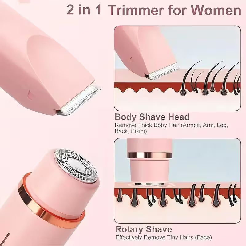 Electric Shaver and Razor Rechargeable 2-in-1 Body