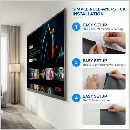 LAST DAY 50% OFF 🔥 Black Border ALR Screen - Home Theater - Foldable Projector Screen - Daytime Viewing Upgrade 🎥