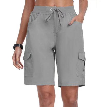 Women's Quick-Dry Cargo Shorts with Pockets