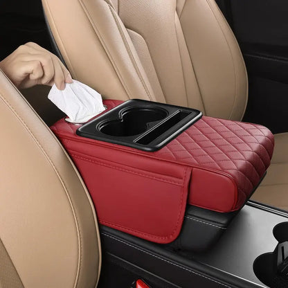 Multifunctional PU Leather Car Armrest Box