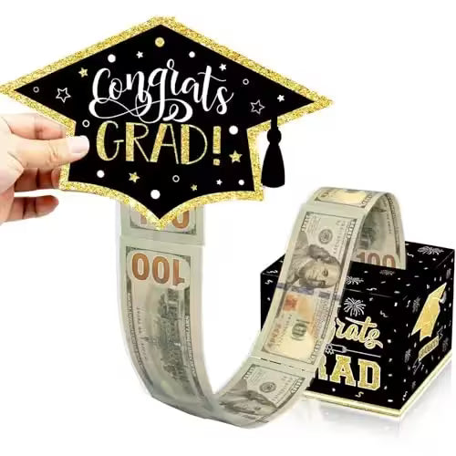 Class of 2026 Graduation Money Box for Cash Gift Pull