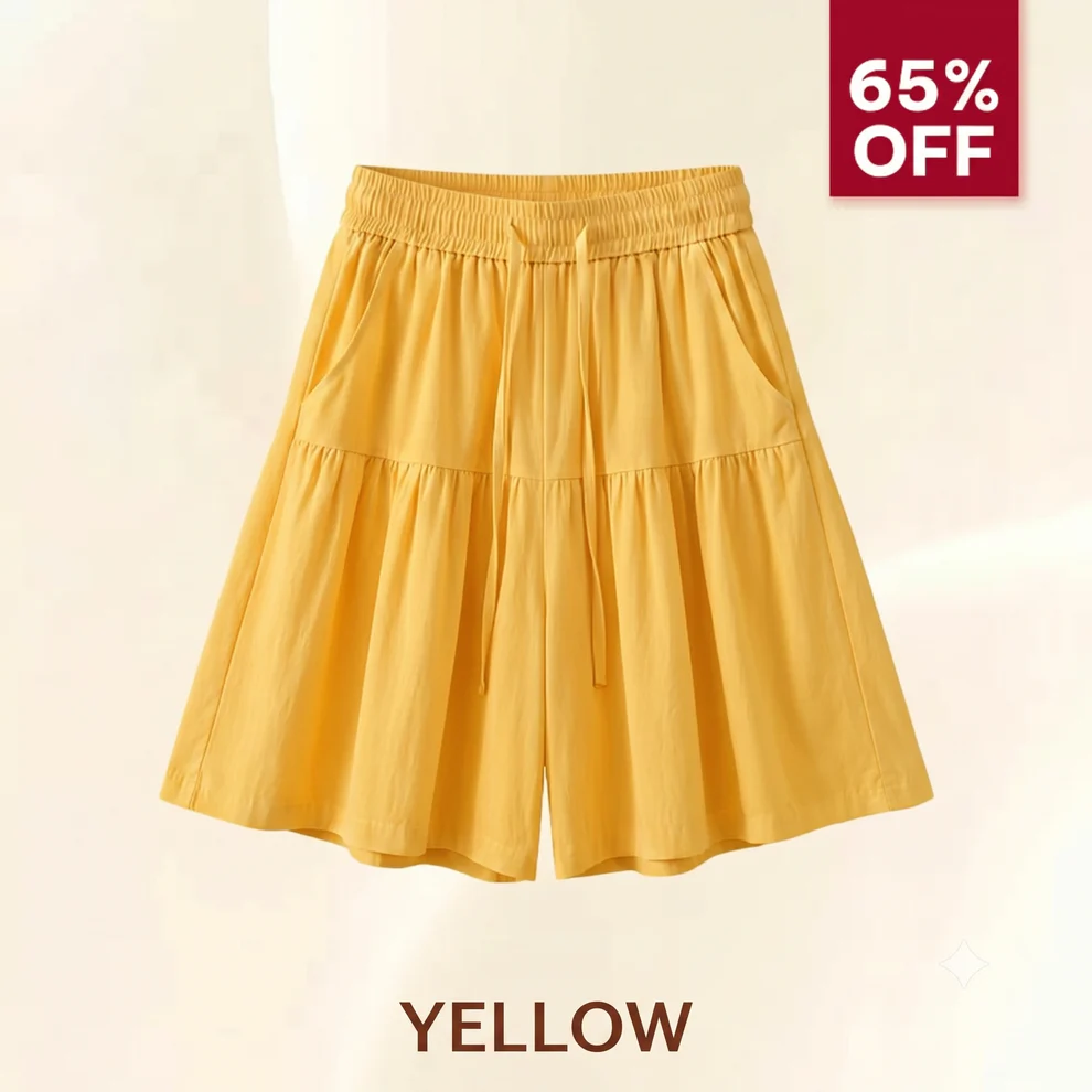 SUMMER SALE 65% - Flowy Skort Shorts for Senior Women